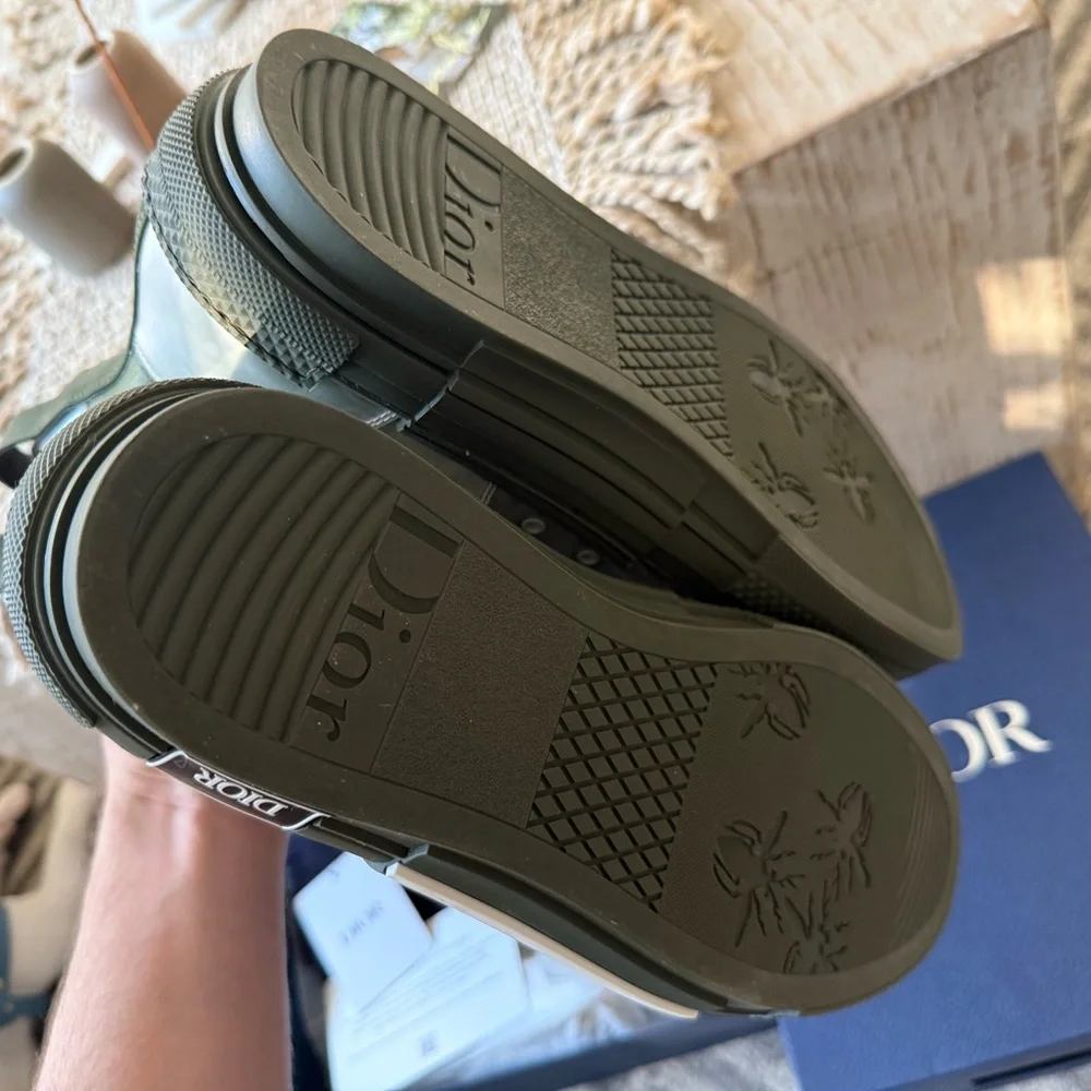 Dior B23 High 'Dior Oblique - Olive' - Picture 5 of 6